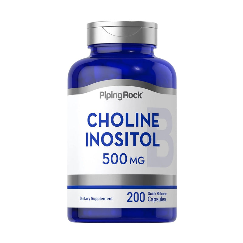 Colina Inositol Choline Inositol 500 Mg 200 Capsulas Piping Rock