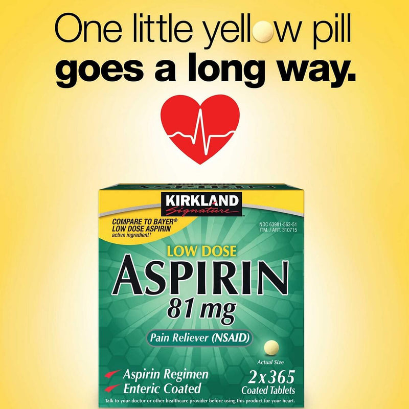 Donde Comprar Aspirin Kirkland 81 Mg Aspirina Low Dose 365 Tabletas en bogota