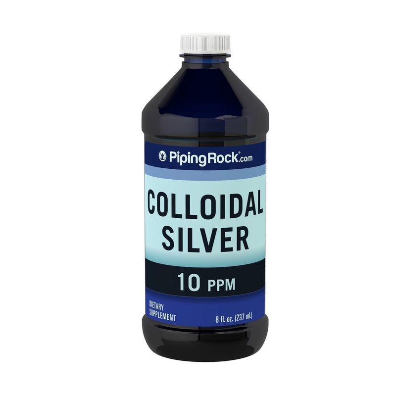 Plata Coloidal Colloidal Silver Liquido 10 ppm 237 mL Piping Rock