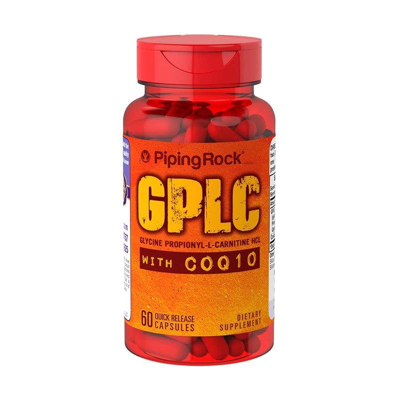 GPLC Glicina Propionil L-Carnitina HCI Con CoQ10 60 Caps Piping Rock