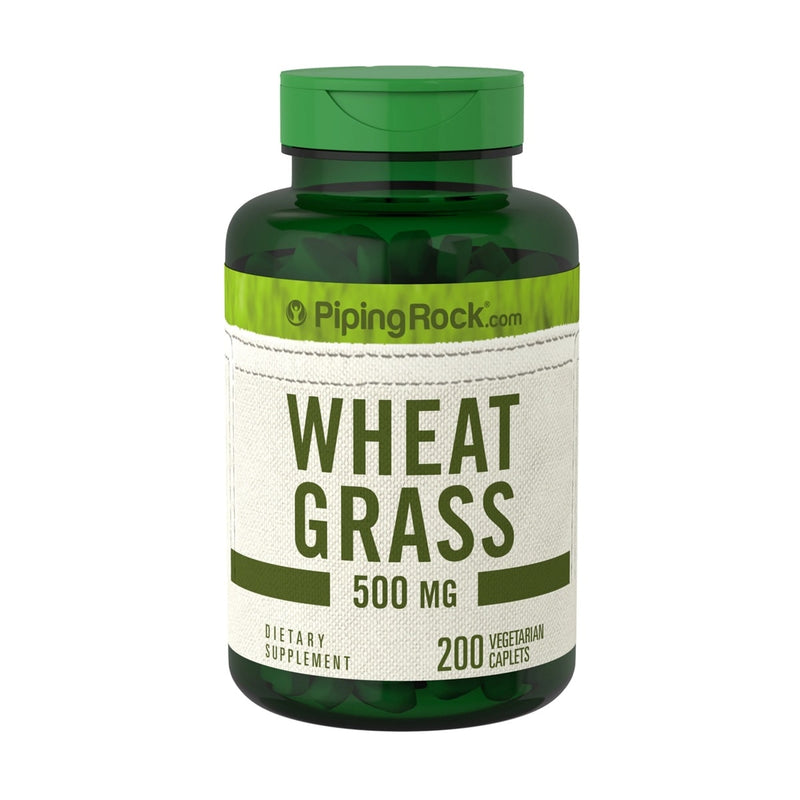 Hierba Trigo Wheat Grass 500 mg Superalimento Vegetariano Piping Rock