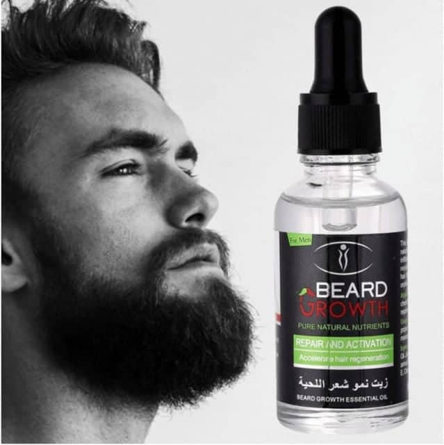 Aceite Crecimiento para la barba 100% natural