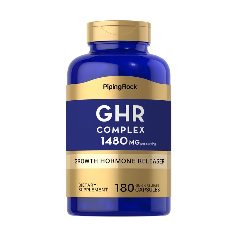 GHR Complex Liberador Hormona Crecimiento 1480 Mg 180 Cap Piping Rock